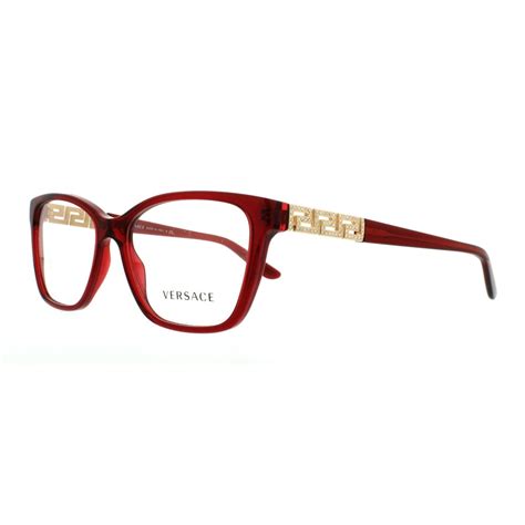 versace glasse frame dark red|Versace eyeglass frames near me.